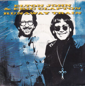 Elton John and Eric Clapton - Runaway Train 7 Inch Vinyl Single (7 Inch Record)
