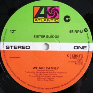 Sister Sledge - We Are Family 12 Inch Vinyl Single (12 Inch Record)