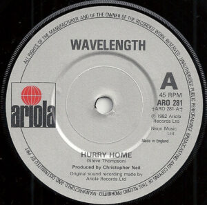 Wavelength - Hurry Home 7 Inch Vinyl Single (7 Inch Record)