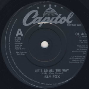 Sly Fox - Let's Go All The Way 7 Inch Vinyl Single (7 Inch Record)