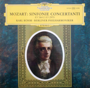 Mozart - Karl Böhm • Berliner Philharmoniker - Sinfonie Concertanti (KV 364 and KV 297 B) Vinyl LP (LP Record)