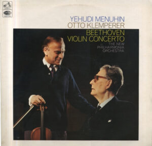 Yehudi Menuhin, Otto Klemperer, Beethoven, The New Philharmonia Orchestra - Violin Concerto In D (Op. 61) Vinyl LP (LP Record)