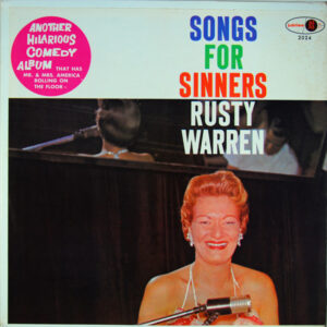 Rusty Warren - Songs For Sinners Vinyl LP (LP Record, Album, Mono)