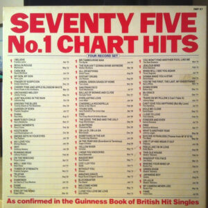 Seventy Five No.1 Chart Hits Vinyl LP (4xLP Record, Compilation + Box)