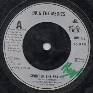 Doctor and The Medics - Spirit In The Sky 7 Inch Vinyl Single (7 Inch Record)