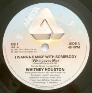 Whitney Houston - I Wanna Dance With Somebody (Who Loves Me) 7 Inch Vinyl Single (7 Inch Record)