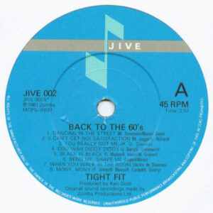 Tight Fit - Back To The 60's 7 Inch Vinyl Single (7 Inch Record, Part Mixed)