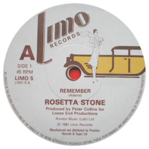 Rosetta Stone - Remember 7 Inch Vinyl Single (7 Inch Record)