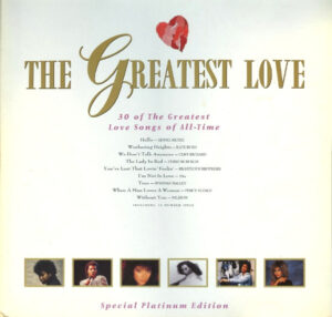 The Greatest Love Vinyl LP (2xLP Record, Compilation)