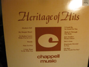 Tony Hatch - Heritage of Hits Vinyl LP (LP Record)