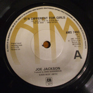 Joe Jackson - It's Different For Girls 7 Inch Vinyl Single (7 Inch Record)