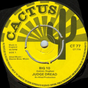 Judge Dread / Dread And I - Big 10 / Rasta Chat 7 Inch Vinyl Single (7 Inch Record)