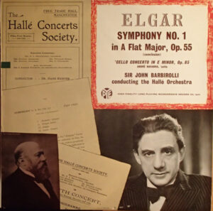 Elgar, Sir John Barbirolli, Hallé Orchestra, André Navarra - Elgar: Symphony No. 1 In A Flat Major, Op. 85 (conclusion) 'Cello Concerto In E Minor, Op. 85 Vinyl LP (LP Record, Album, Mono)