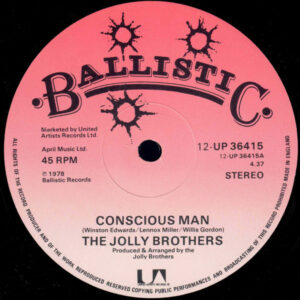 The Jolly Brothers - Conscious Man 12 Inch Vinyl (12 Inch Single)