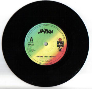 Japan - Second That Emotion 7 Inch Vinyl Single (7 Inch Record)