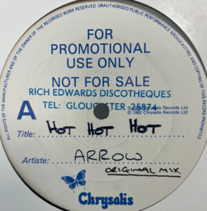 Arrow - Hot-Hot-Hot 12 Inch Vinyl (12 Inch Single, Promo)