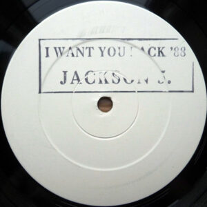 Jackson 5 - I Want You Back '88 12 Inch Vinyl (12 Inch Single, White Label)
