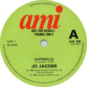 Jo Jacobs - Superglue 7 Inch Vinyl Single (7 Inch Record, Promo)
