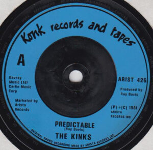 The Kinks - Predictable 7 Inch Vinyl Single (7 Inch Record)