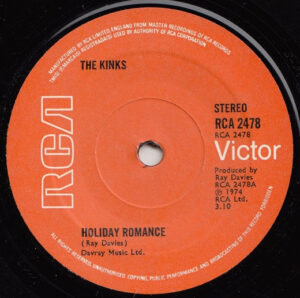 The Kinks - Holiday Romance 7 Inch Vinyl Single (7 Inch Record)