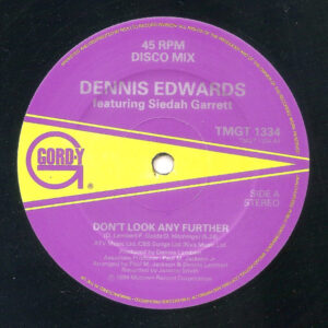 Dennis Edwards Featuring Siedah Garrett - Don't Look Any Further 12 Inch Vinyl Single (12 Inch Record)