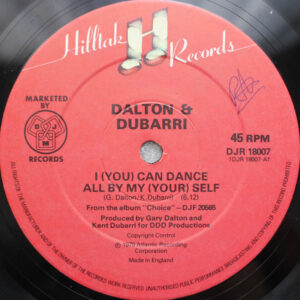 Dalton and Dubarri - I (You) Can Dance All By My(Your)self 12 Inch Vinyl Single (12 Inch Record)