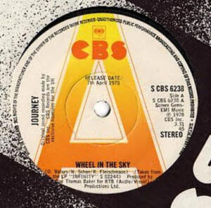 Journey - Wheel In The Sky 7 Inch Vinyl Single (7 Inch Record, Promo)