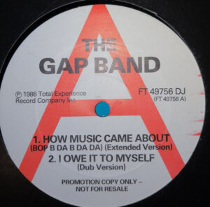 The Gap Band - How Music Came About (Bop B Da B Da Da) 12 Inch Vinyl (12 Inch Single, Promo)