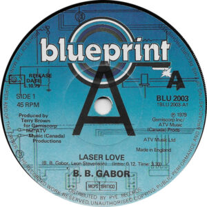 B.B. Gabor - Laser Love 7 Inch Vinyl Single (7 Inch Record, Promo)