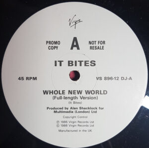It Bites - Whole New World (Full Length Version) 12 Inch Vinyl (12 Inch Single, Promo)