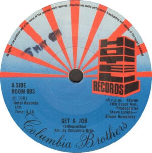 Columbia Brothers - Get A Job 7 Inch Vinyl Single (7 Inch Record)