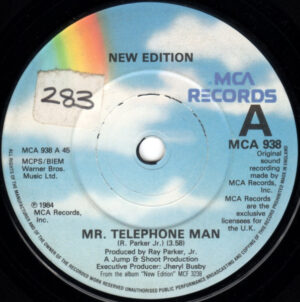 New Edition - Mr. Telephone Man 7 Inch Vinyl Single (7 Inch Record)