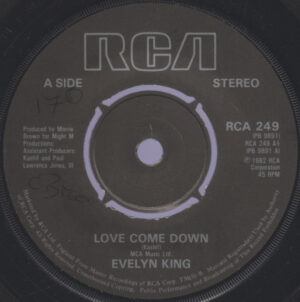 Evelyn King - Love Come Down 7 Inch Vinyl Single (7 Inch Record)