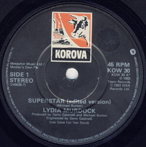 Lydia Murdock - Superstar 7 Inch Vinyl Single (7 Inch Record)