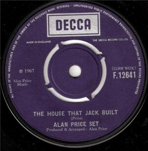 The Alan Price Set - The House That Jack Built 7 Inch Vinyl Single (7 Inch Record)