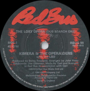 Kimera And The Operaiders With London Symphony Orchestra - The Lost O?era (Search One) 7 Inch Vinyl Single (7 Inch Record)