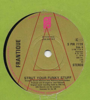 Frantique - Strut Your Funky Stuff 7 Inch Vinyl Single (7 Inch Record, Promo)