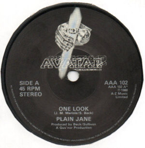 Plain Jane - One Look 7 Inch Vinyl Single (7 Inch Record)