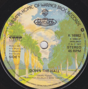 The Four Seasons - Down The Hall 7 Inch Vinyl Single (7 Inch Record)