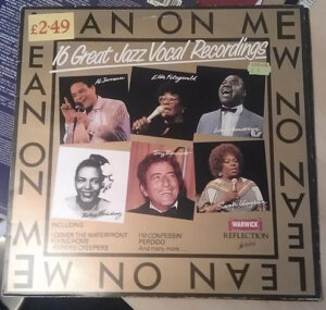 Lean On Me - 16 Great Jazz Vocal Recordings Vinyl LP (LP Record, Compilation)