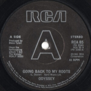 Odyssey - Going Back To My Roots 7 Inch Vinyl Single (7 Inch Record)