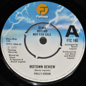 Philly Cream - Motown Review 7 Inch Vinyl Single (7 Inch Record, Promo)