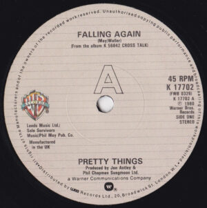 Pretty Things - Falling Again 7 Inch Vinyl Single (7 Inch Record)