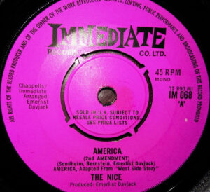 The Nice - America 7 Inch Vinyl Single (7 Inch Record, Mono)