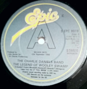The Charlie Daniels Band - The Legend Of Wooley Swamp 7 Inch Vinyl Single (7 Inch Record, Promo)