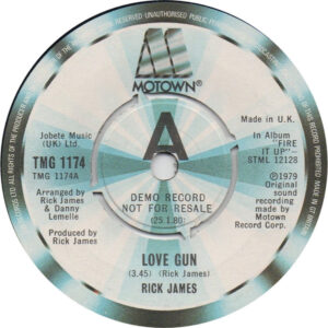 Rick James - Love Gun / Stormy Love 7 Inch Vinyl Single (7 Inch Record, Promo)