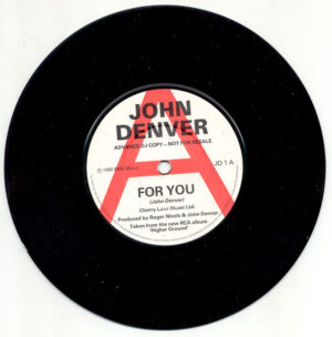 John Denver - For You 7 Inch Vinyl Single (7 Inch Record)