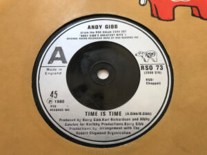 Andy Gibb - Time Is Time 7 Inch Vinyl Single (7 Inch Record)