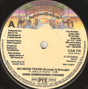 Donna Summer / Barbra Streisand - No More Tears (Enough Is Enough) 7 Inch Vinyl Single (7 Inch Record)