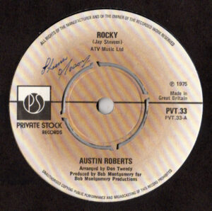 Austin Roberts - Rocky 7 Inch Vinyl Single (7 Inch Record)